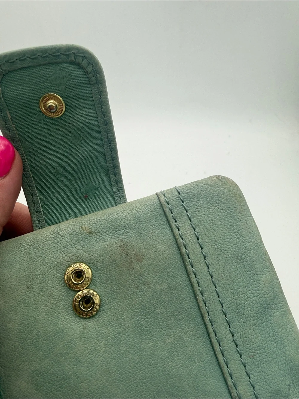 Fossil Women's Emory Multifunction-Seaglass bifold wallet